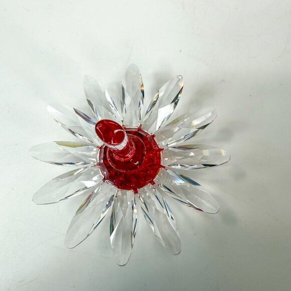 Swarovski Crystal SCS 2000 Red Marguerite Daisy Flower Figurine With Original Bo - Picture 4 of 4